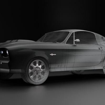 mustang-gt550wireframe