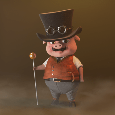 steampunk-pig