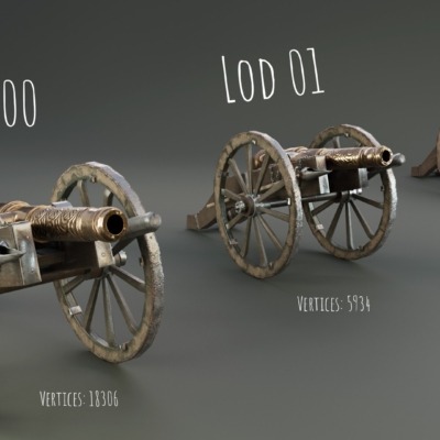 cannon-lowpoly