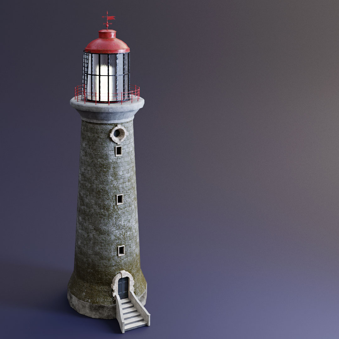 lighthouse-lowpoly
