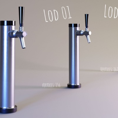 beer-dispenser-lowpoly