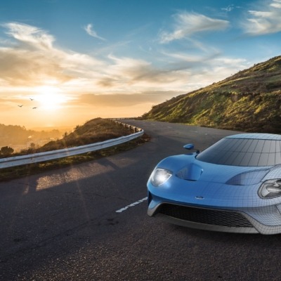 road-dawn-mountains-ford_gt_wireframe