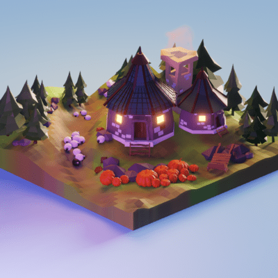 village-lowpoly