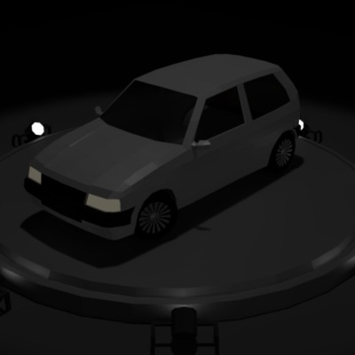 fiat-uno-low-poly