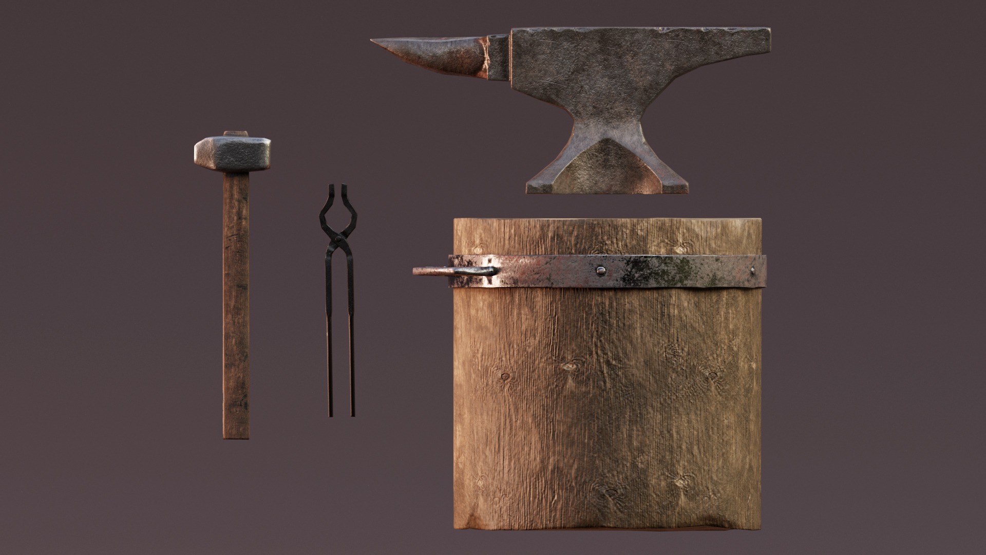 game-asset-blacksmiths-set
