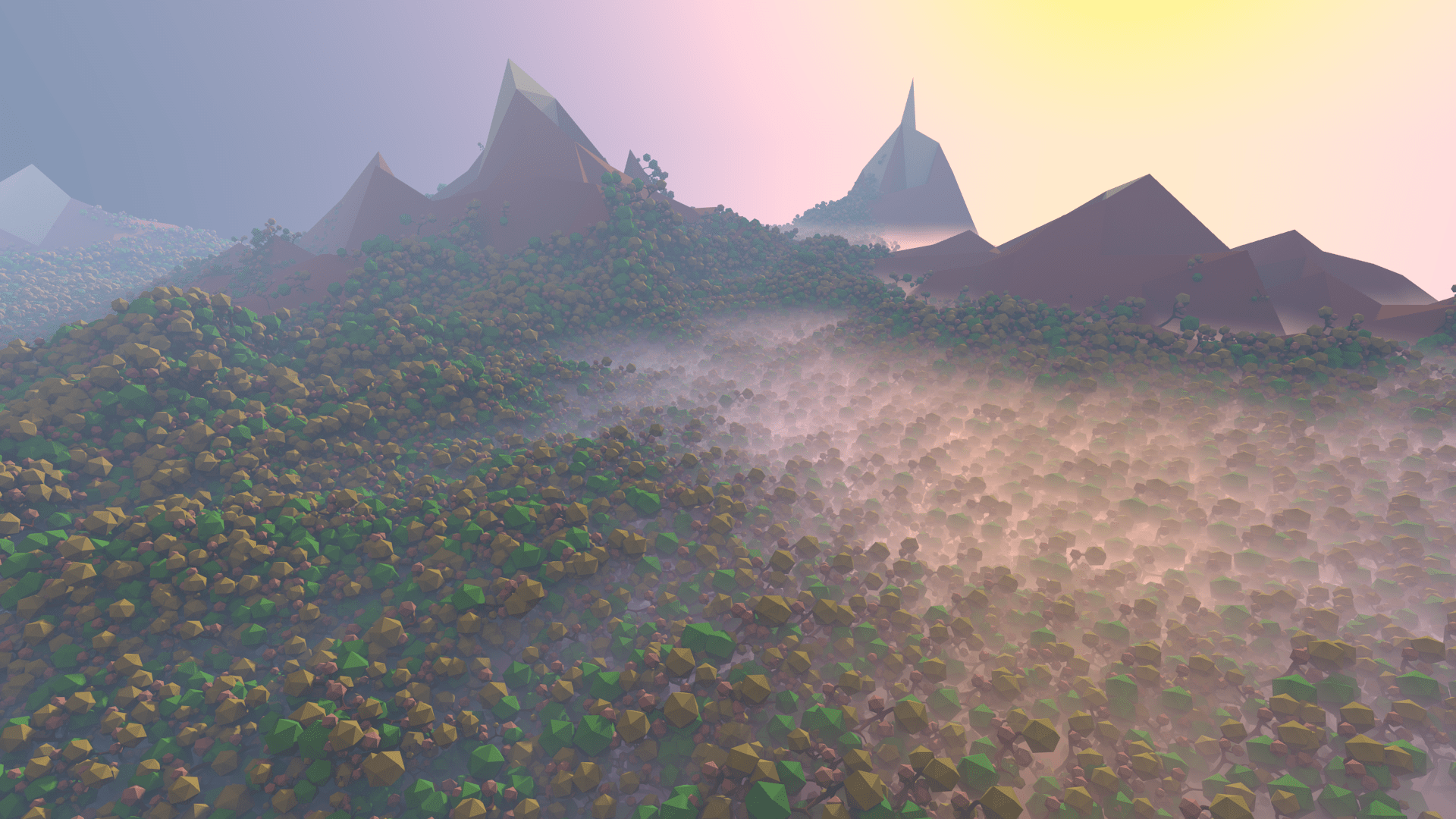 foresta-low-poly