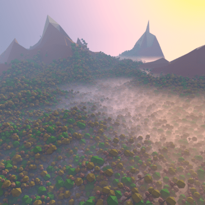 foresta-low-poly